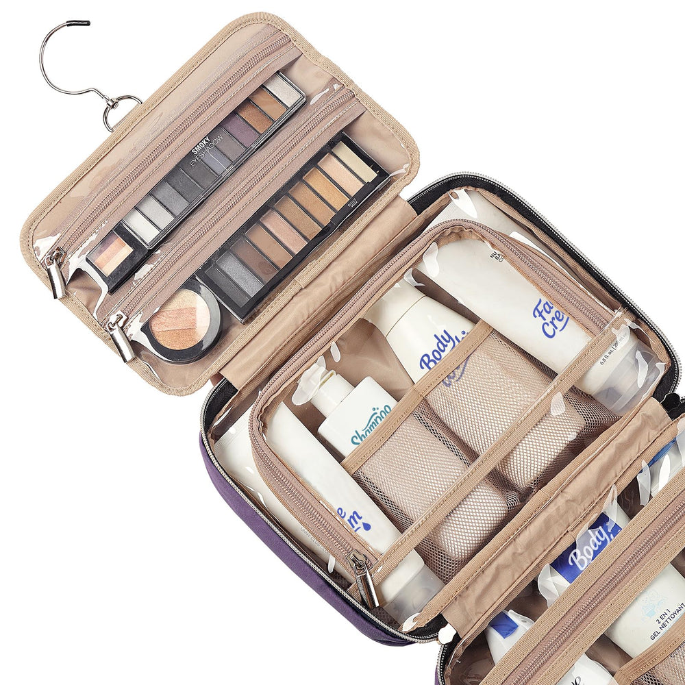 NISHEL elastic pockets organize toiletries efficiently
