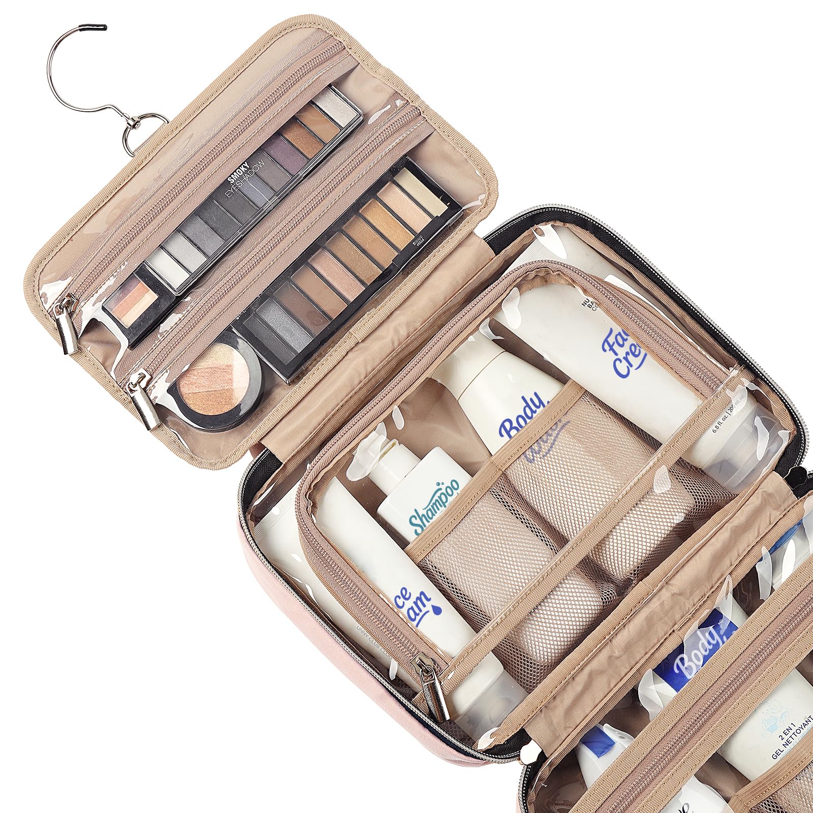 NISHEL pink elastic pockets illustrate secure storage for daily essentials
