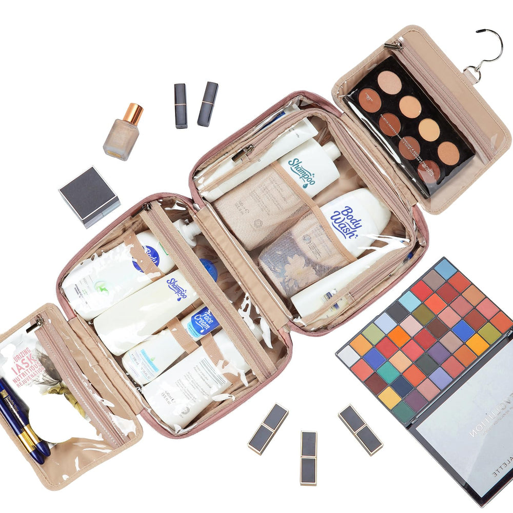 NISHEL toiletry bag's soft, lightweight exterior simplifies packing.