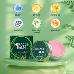 Nitidissima Miracle Balm feet-application providing cooling relief after long days.