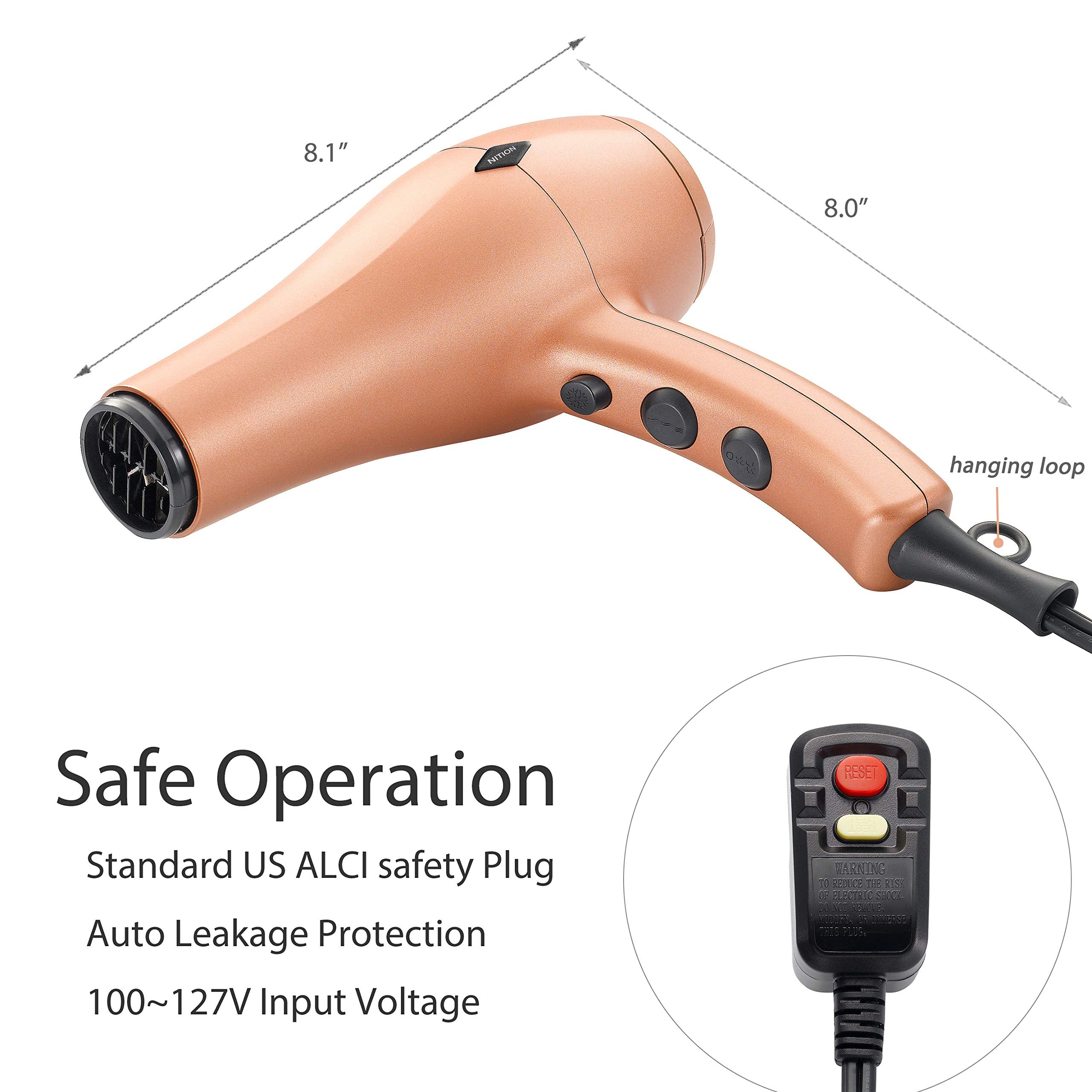 NITION 7.5ft cord offers flexible reach for at-home use.