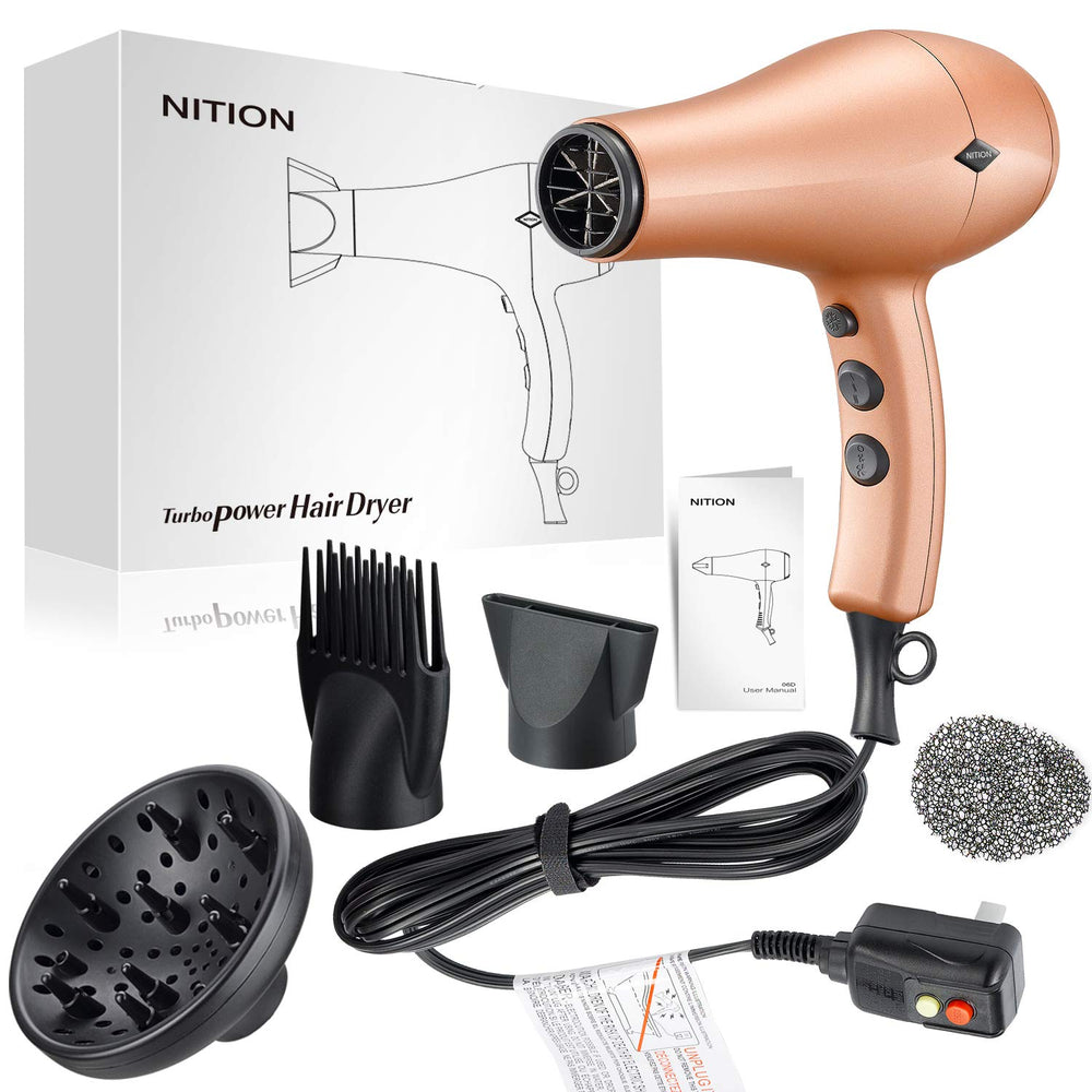 NITION US voltage 100–127V with ALCI plug for household safety.