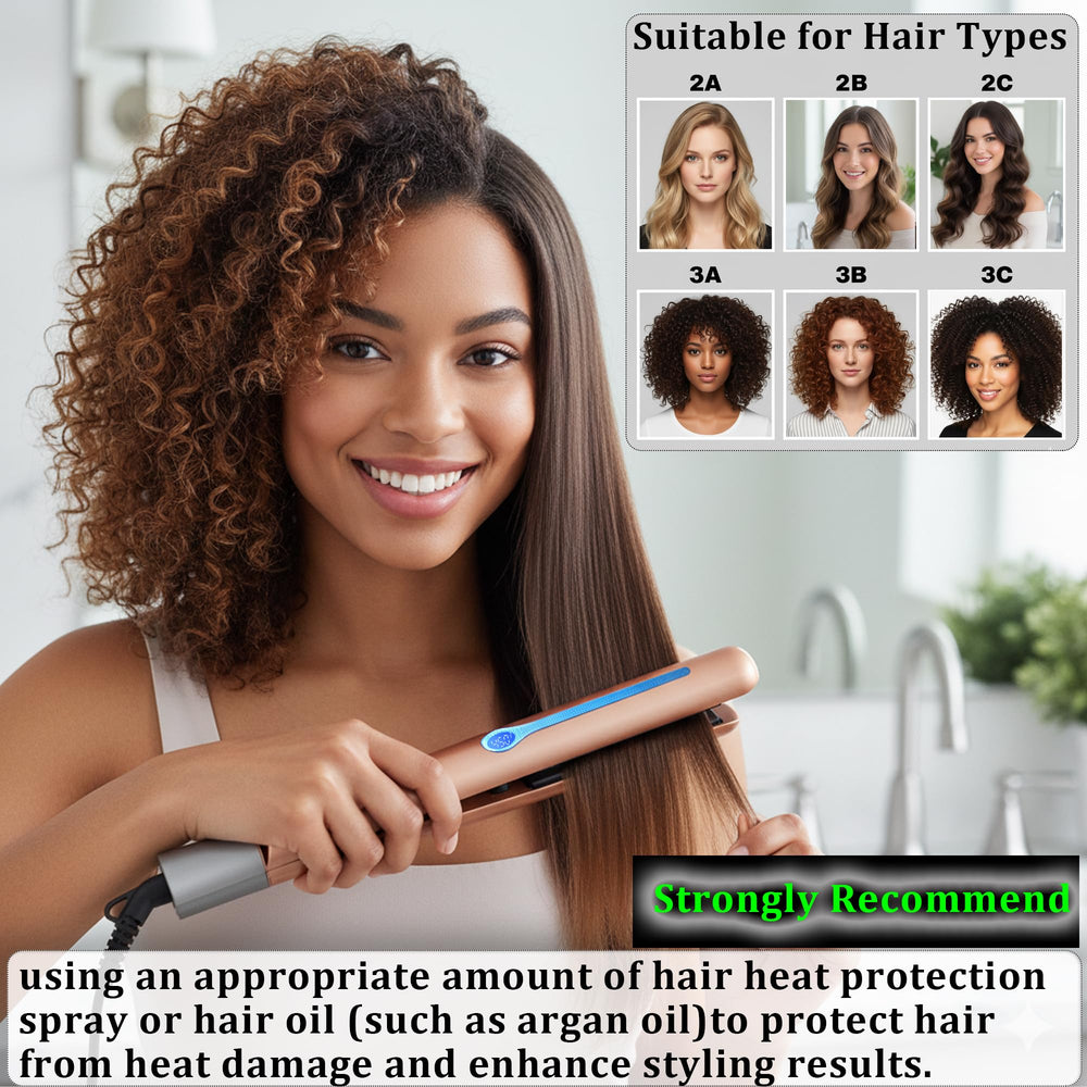 NITION LCD temperature display lets you tailor heat for different hair types.