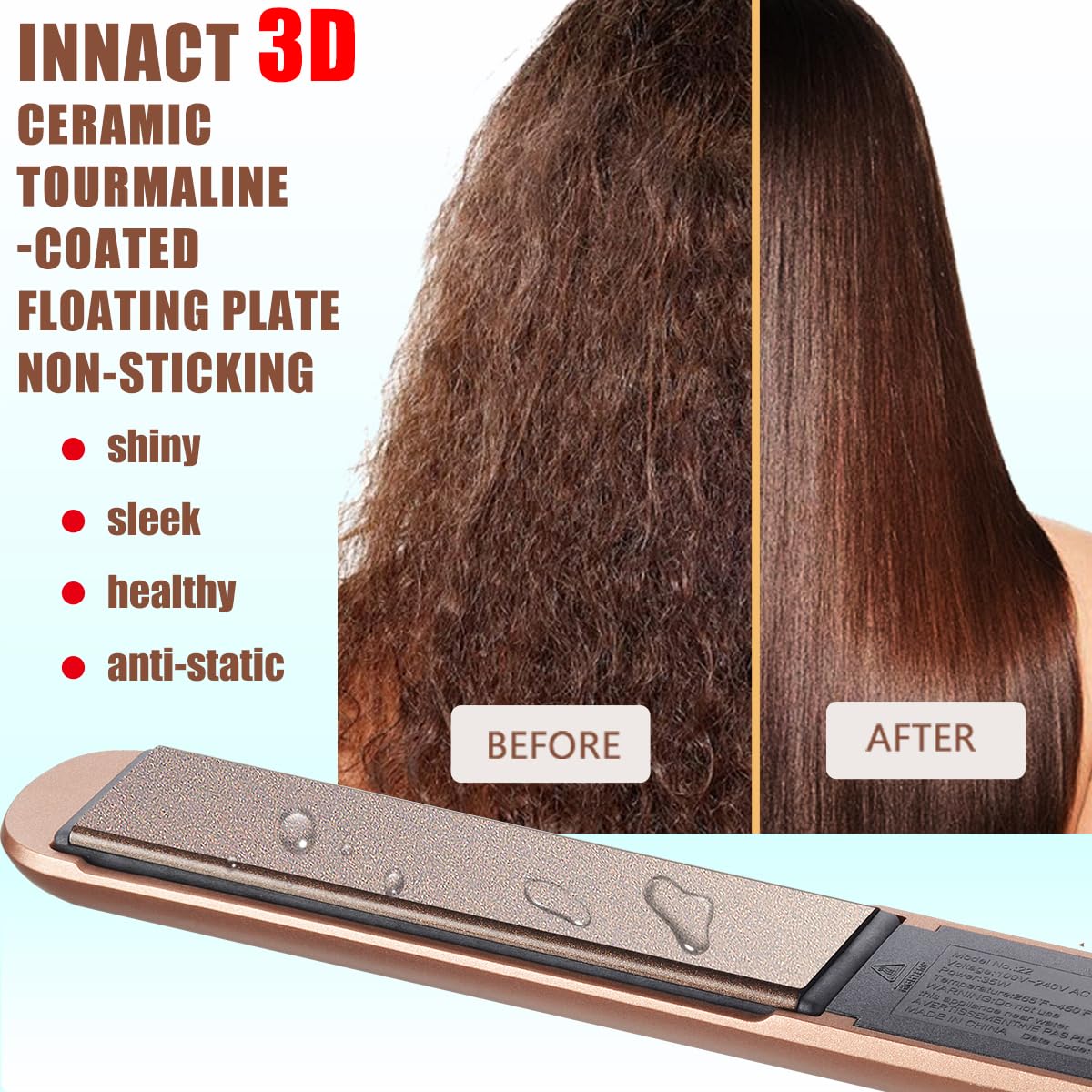 NITION MCH 10s fast heating for quick styling and time savings.