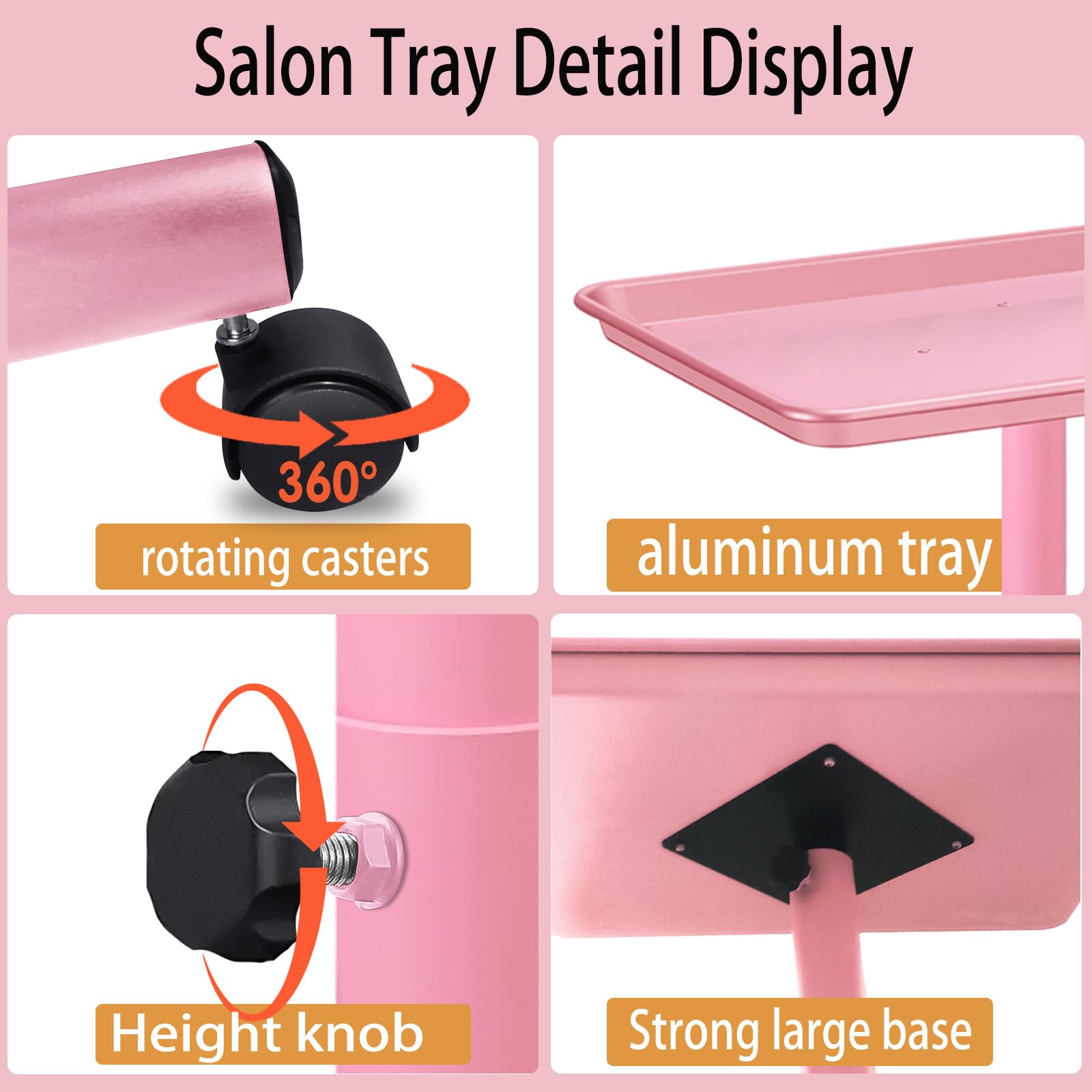 Niuadage salon-color-tray large plates enables spacious color work and easy organization.