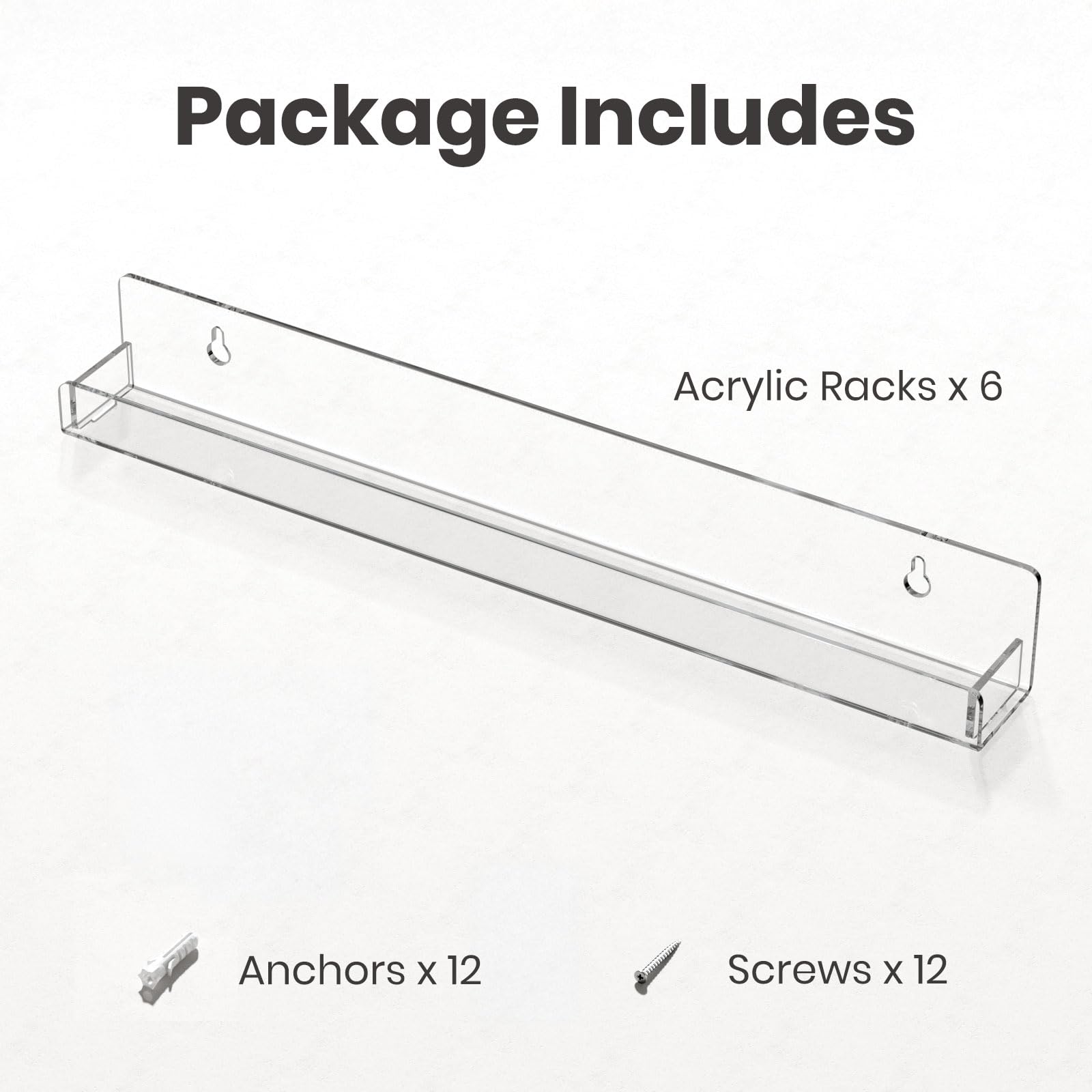 NIUBEE mounting hardware included ensuring simple, secure wall installation