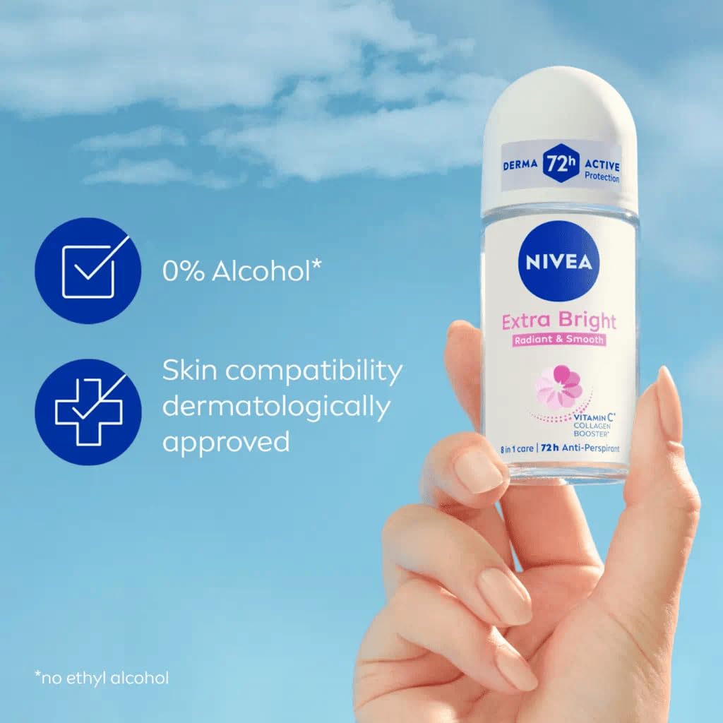 NIVEA 48-hour odor protection label visible on pack.