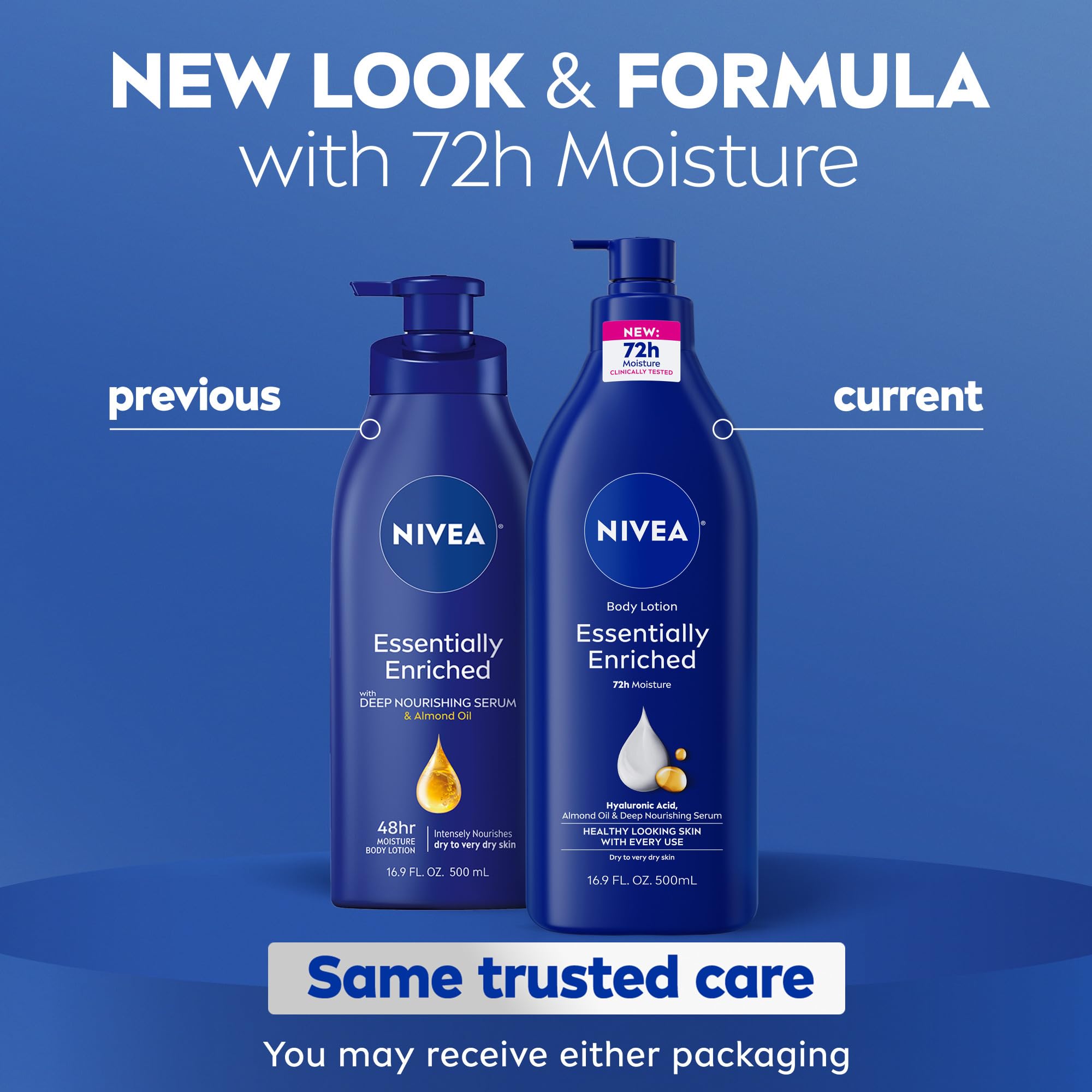 NIVEA almond oil ingredient visual highlighting conditioning and smoothing benefit
