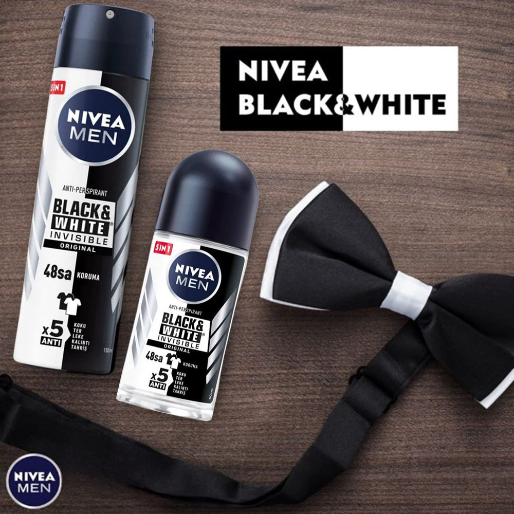 NIVEA roll-on application demo shows smooth glide for quick use.
