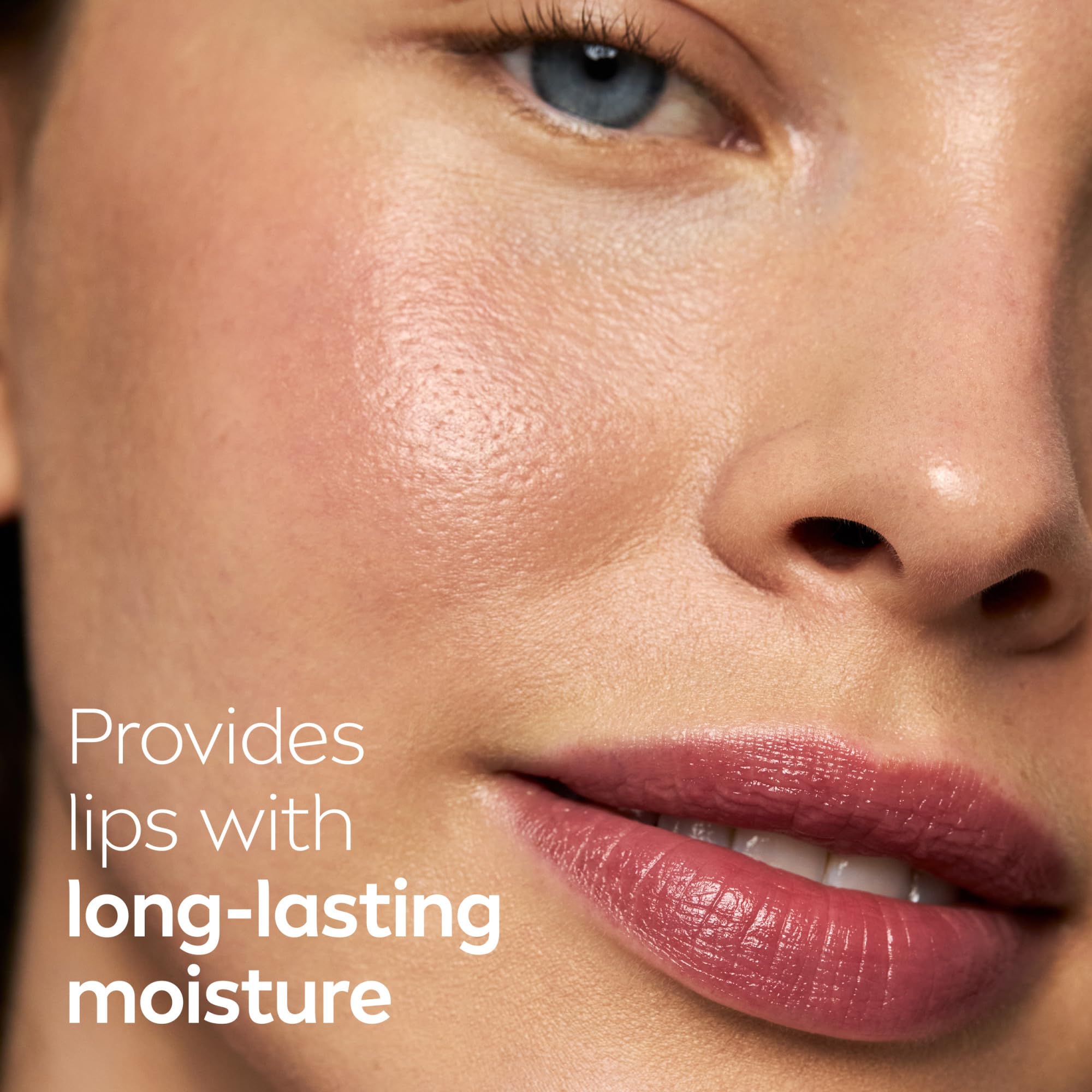NIVEA Cherry Lip Care vegan formula with 98% naturally derived ingredients.