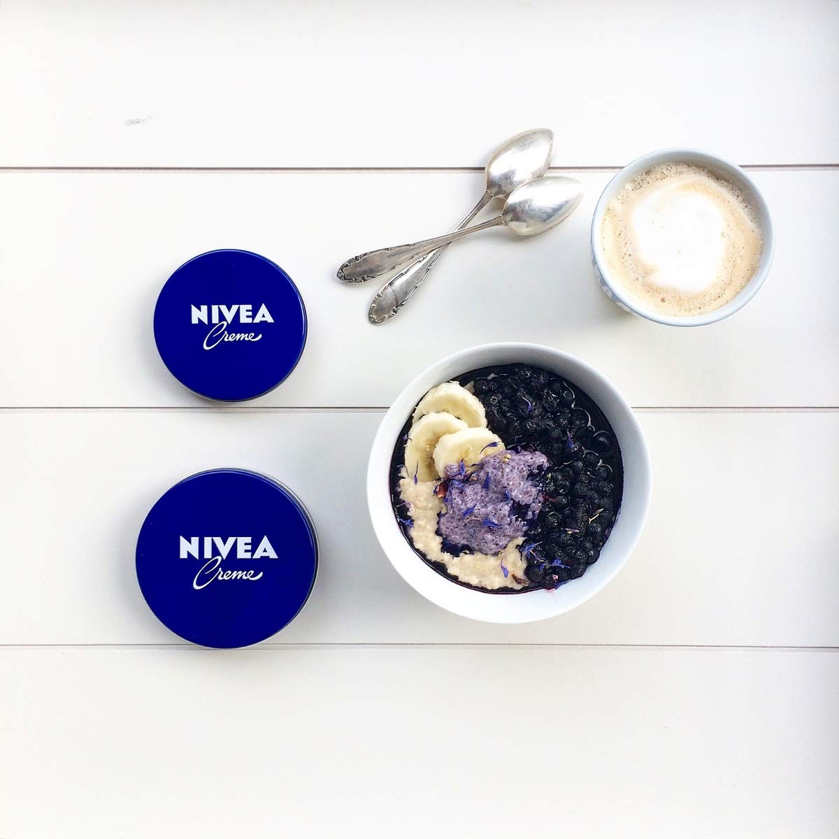 NIVEA Creme package label indicating dermatological approval