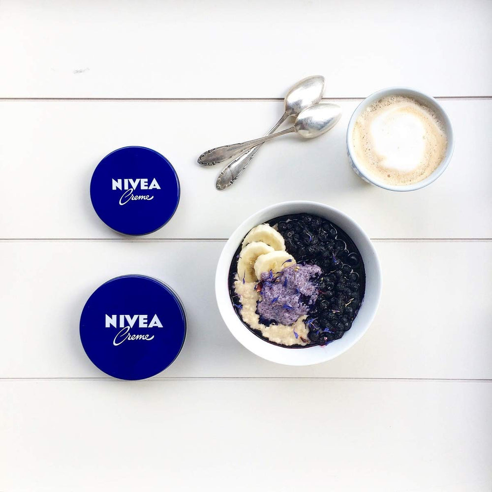 NIVEA Creme package label indicating dermatological approval