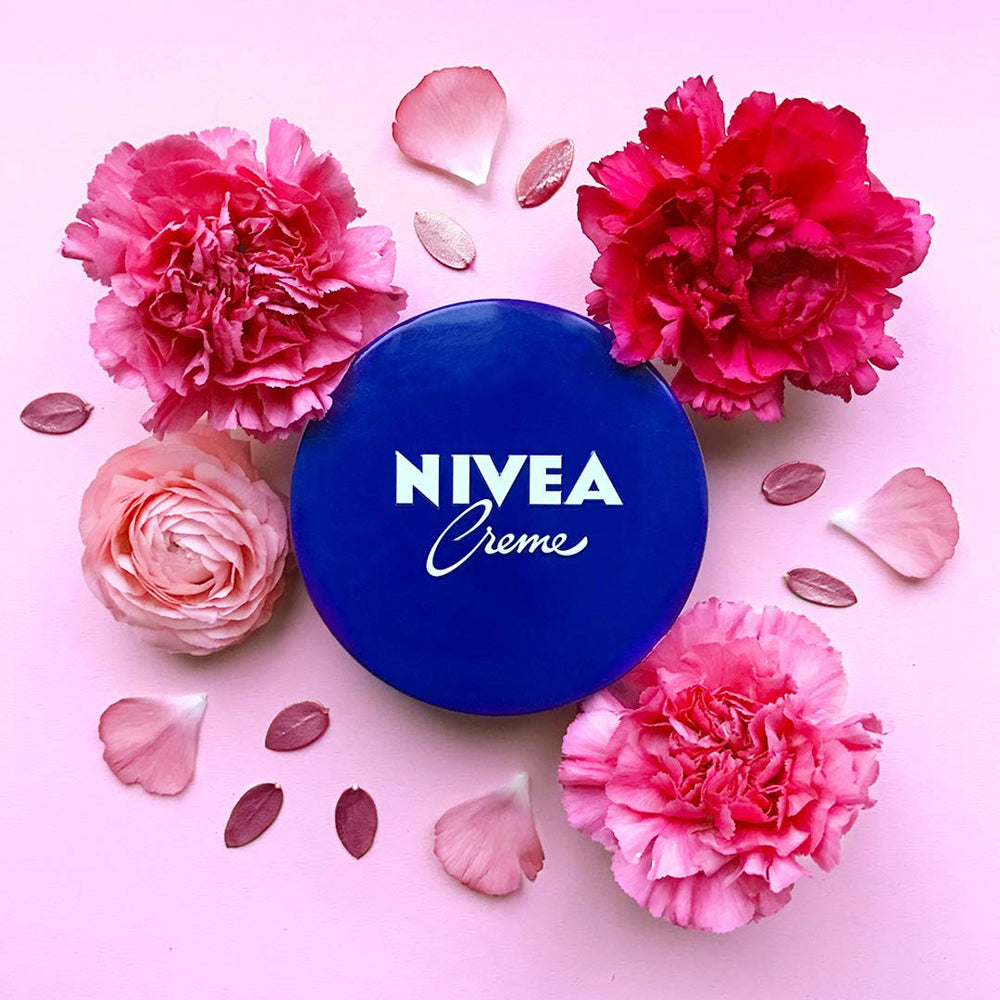 NIVEA Creme on very dry skin showing softening hydration