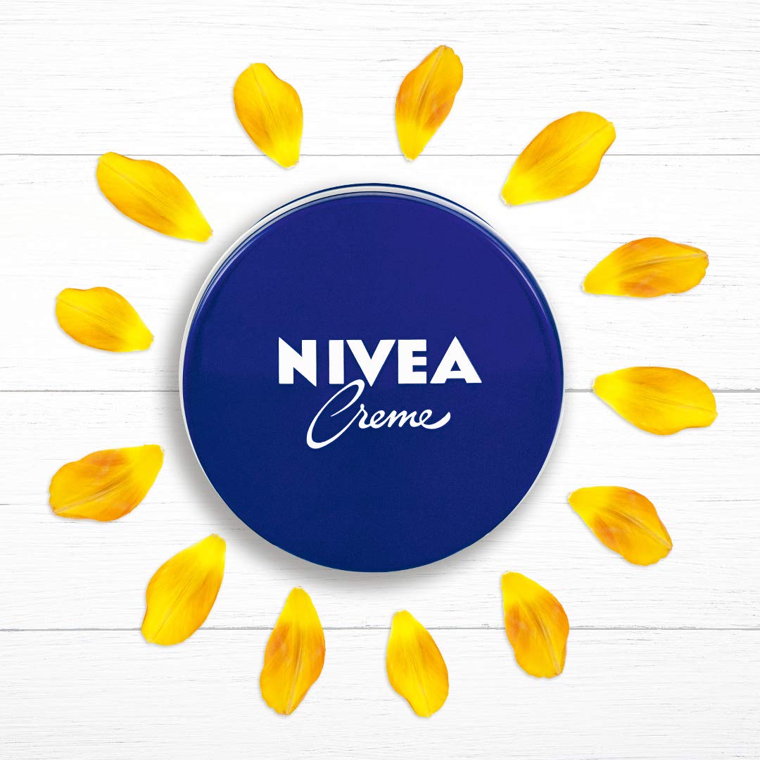 NIVEA Creme applied on face, body and hands for versatile care