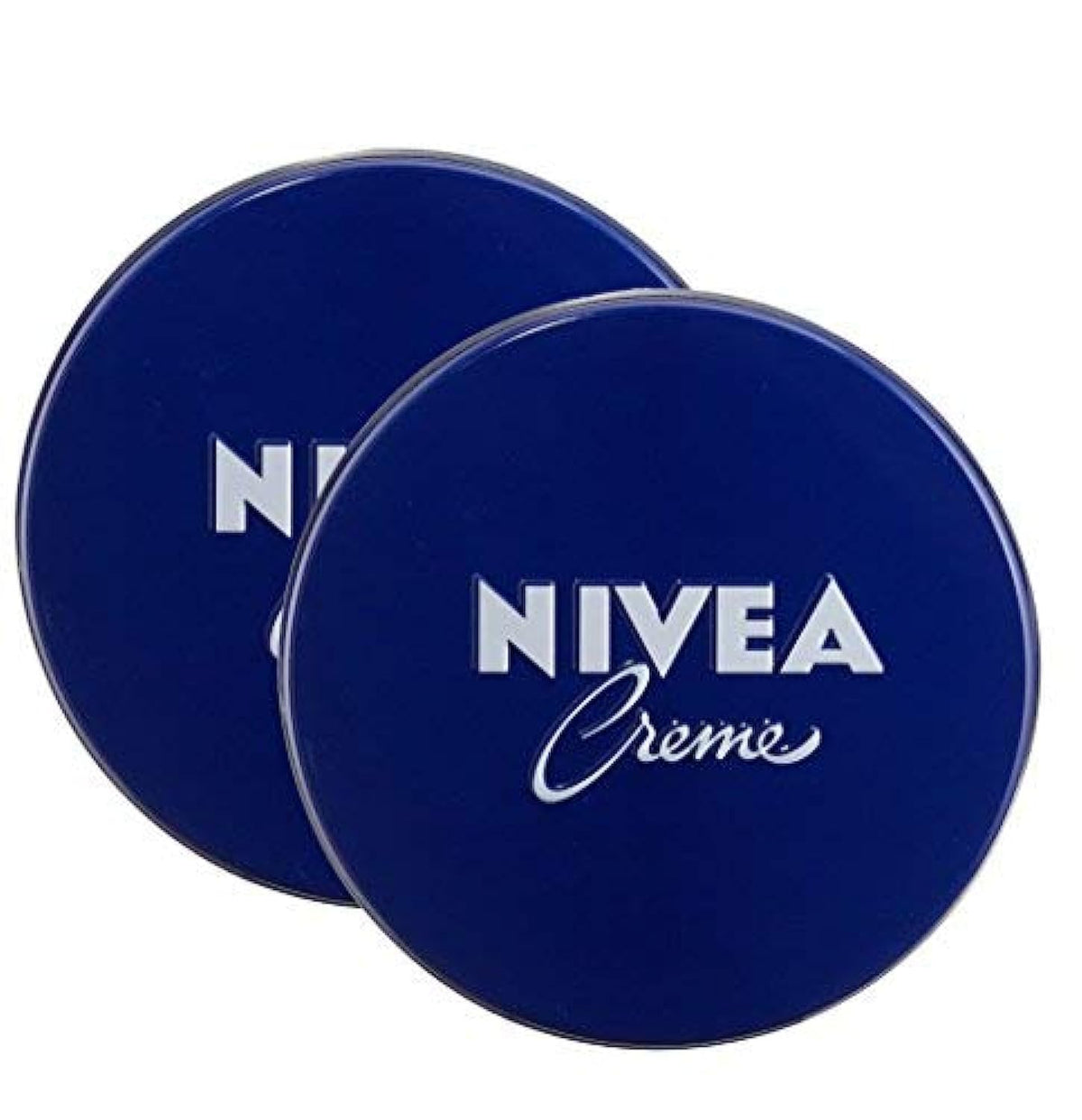 NIVEA Creme jar 250ml close-up highlighting rich moisture for all skin types.