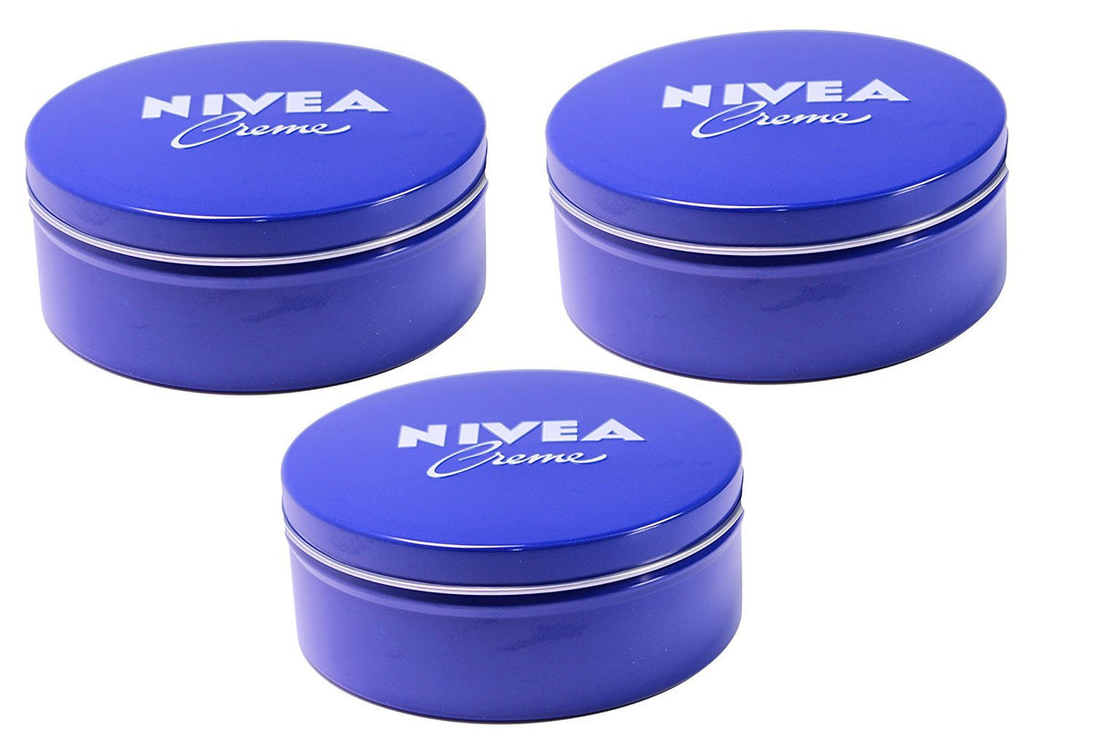 NIVEA Creme jar pack3 provides deep moisture for all skin types year-round.