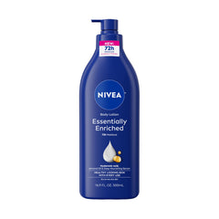 NIVEA front pump bottle shown on white background for easy dispensing benefit