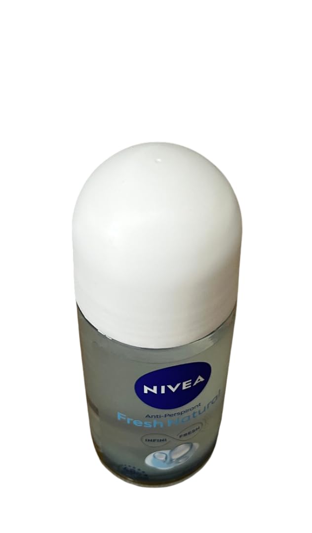 NIVEA Fresh Natural application on underarm skin illustration.