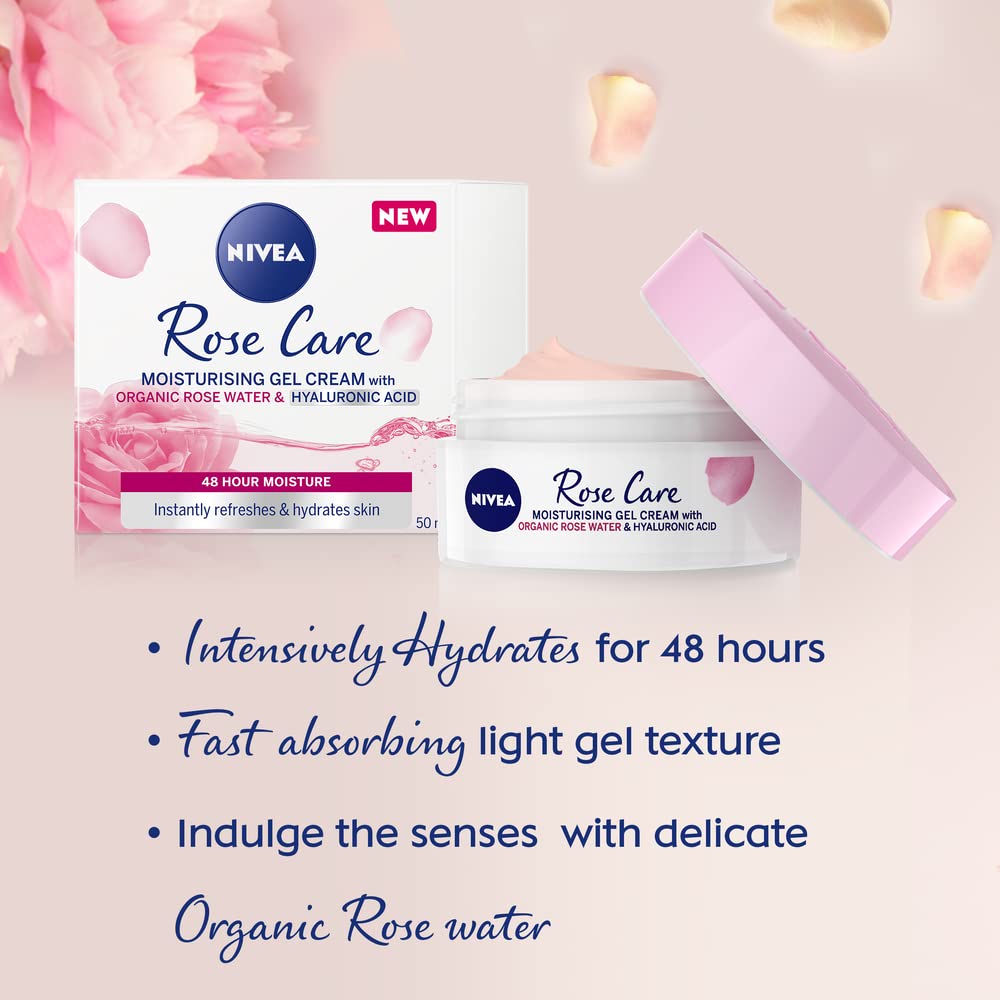 NIVEA gel texture image, quick absorption for refreshed skin