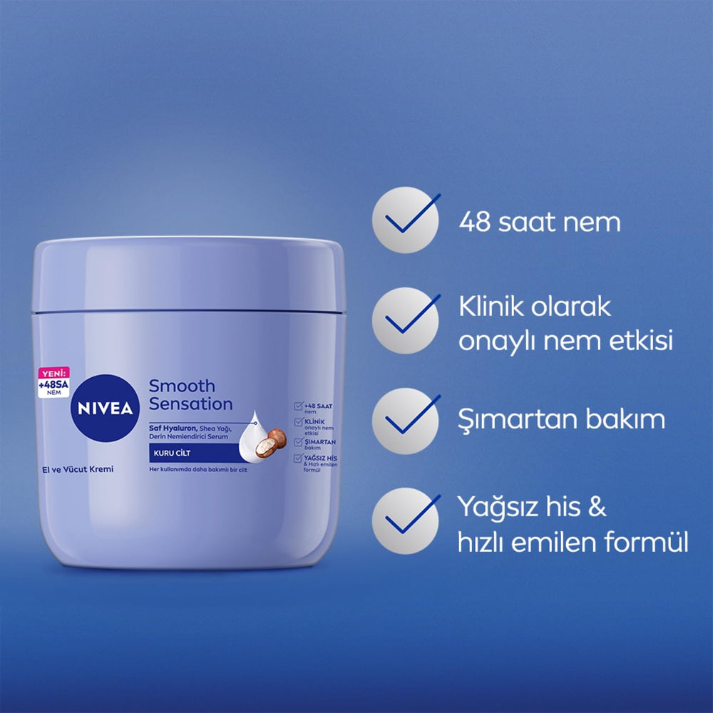 NIVEA Hydra IQ technology illustration showing continuous hydration.