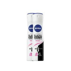 NIVEA Invisible Black & White Original spray bottle, offering everyday protection and quick-dry feel.