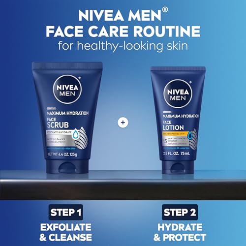 NIVEA MEN packaging close-up of easy-to-store tubes