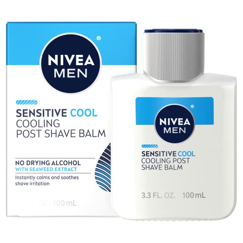 NIVEA MEN Sensitive Cooling Post Shave Balm 3-pack view highlights value and consistent after-shave care