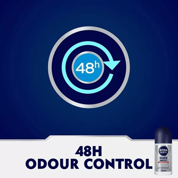NIVEA Men Silver Protect close-up highlights alcohol-free skin-friendly formula