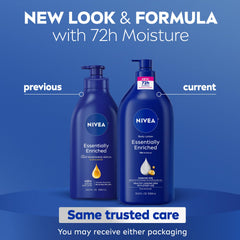 NIVEA texture close-up highlighting fast-absorbing non-greasy lotion benefits