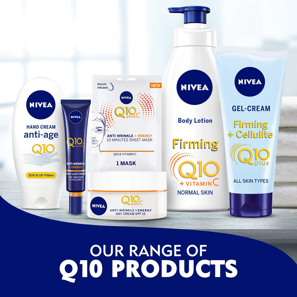 NIVEA Q10 Energy travel-size tube ideal for daily hydration anywhere