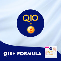 NIVEA Q10 Energy vitamin C boost highlighting brighter, energized skin benefits