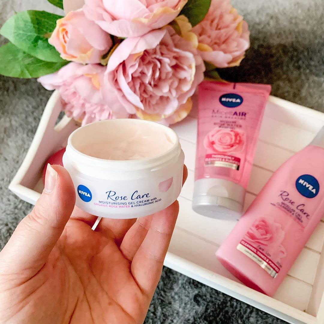 NIVEA Rose fragrance during application enhances mood and sensory ritual