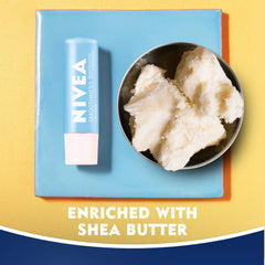NIVEA Smoothness Lip Care SPF15 label close-up with SPF details