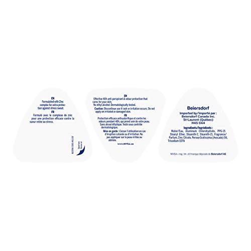 NIVEA Stress Protect roll-on being applied for long-lasting freshness.