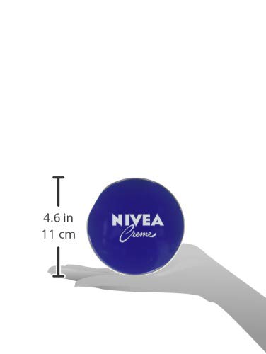 NIVEA Unscented Creme texture close-up, highlighting creamy, non-greasy hydration for dry areas.