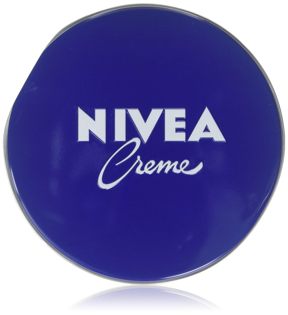 NIVEA Unscented Creme jar close-up showing rich hydration for daily body care.