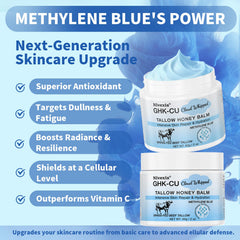 Nivexis Copper Peptides GHK-Cu jar on counter highlights luxurious facial and body balm