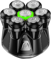 NiWUIO rechargeable head shaver waterproof for smooth head and face shave with hypoallergenic comfort.