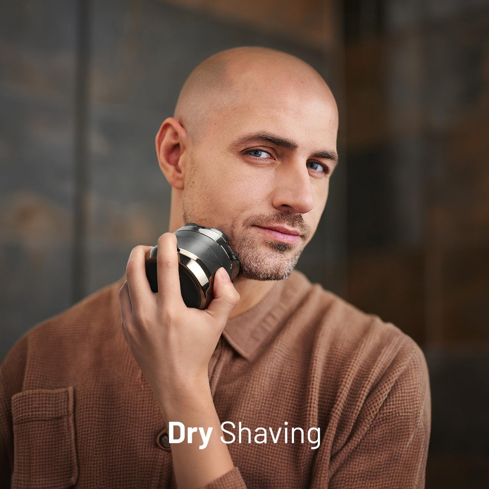 NIWUIO wet-dry capability supports shower use and quick dry shaving.