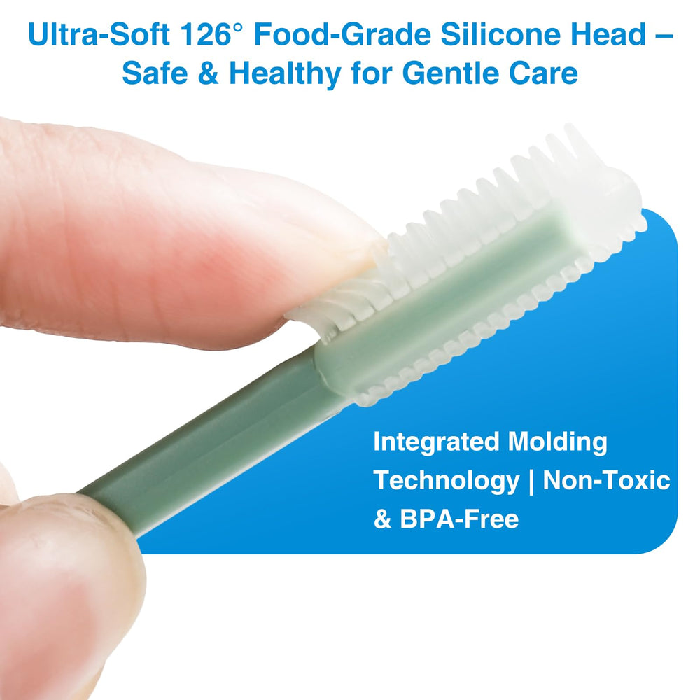 NKQ Eyelid Brush supports blepharitis symptom management with safe silicone bristles.