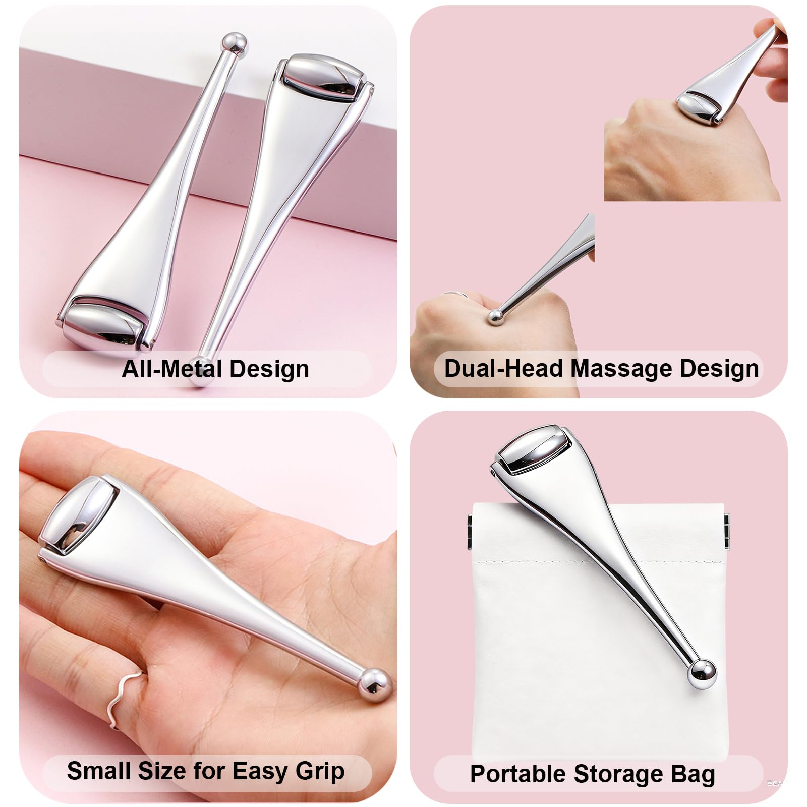 NKQ Eyelid Roller performing rounded-edge stimulation along lash line.