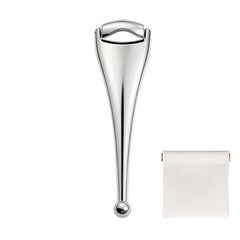 NKQ Metal Eyelid Massage Wand front view for precise eyelid care and gentle warmth.