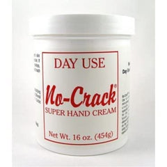 Hands applying No Crack Day Use Cream for soft moisturized skin.