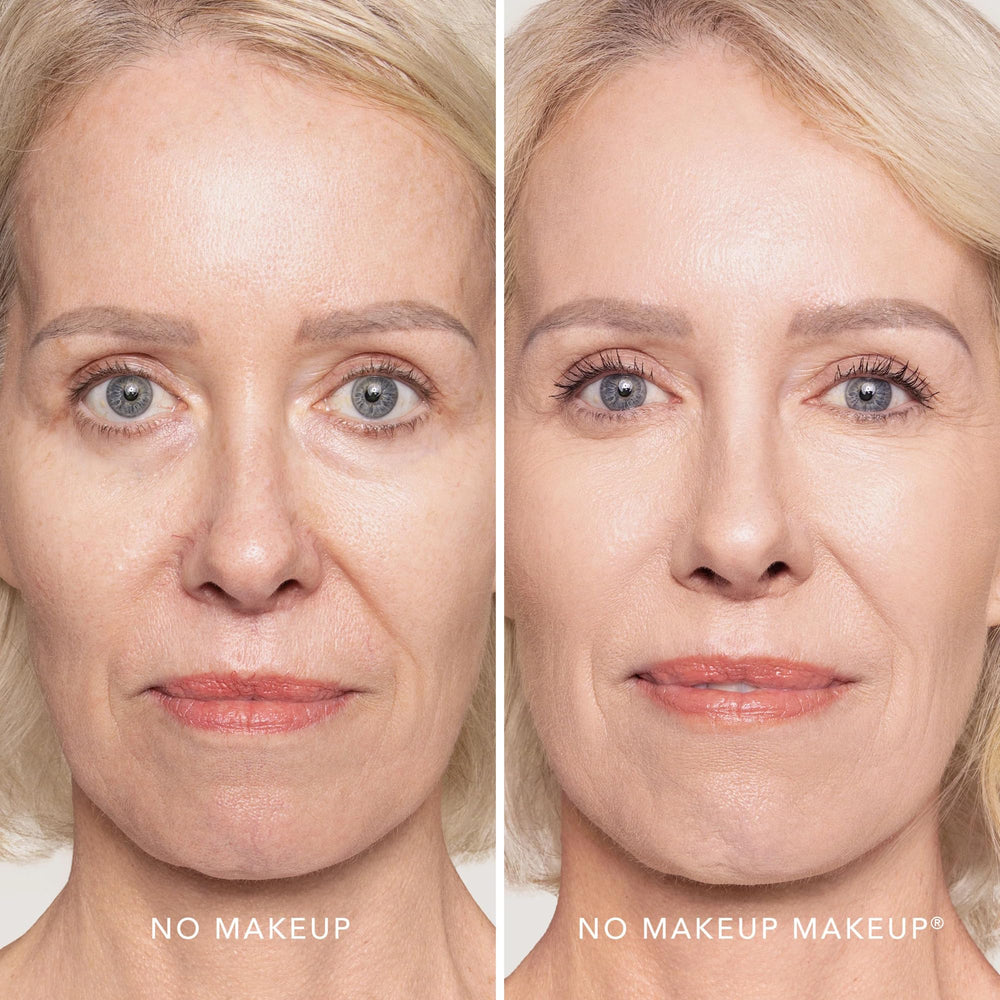 No Makeup Makeup Foundation brush-friendly application for seamless second-skin finish.