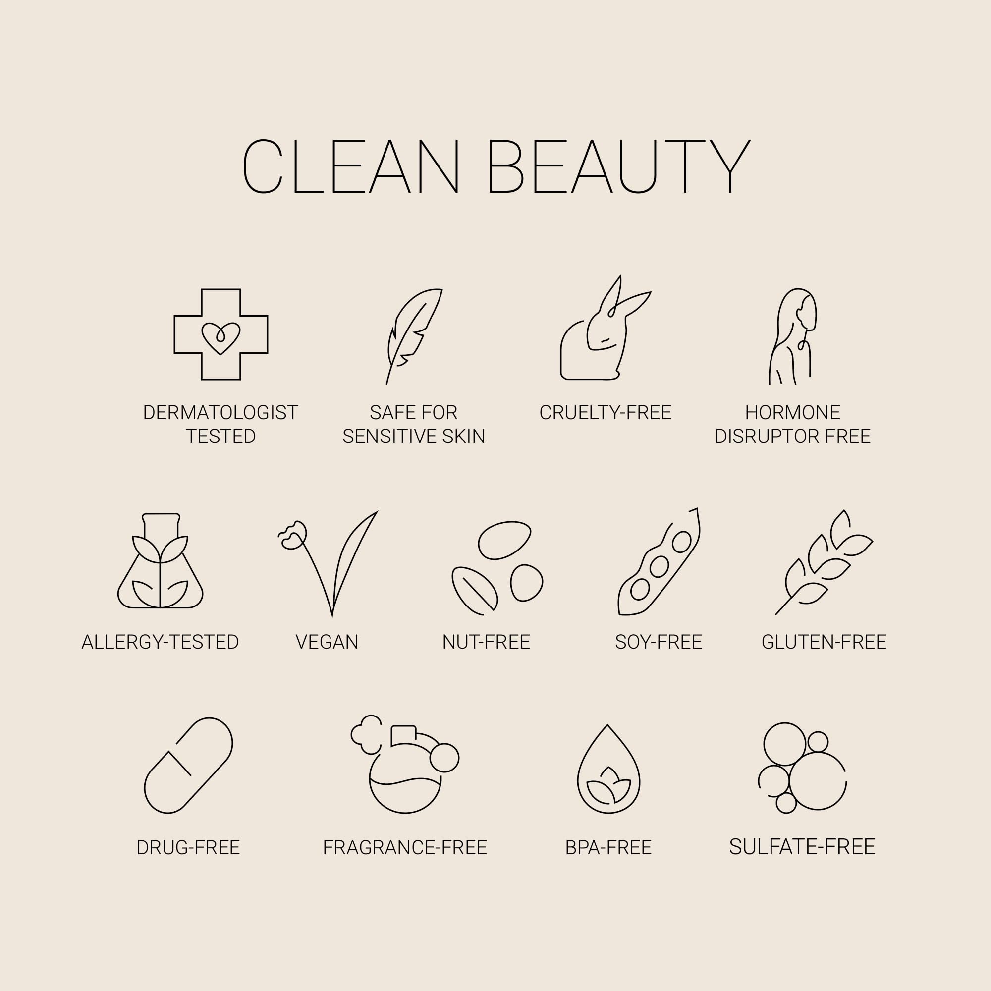 No Makeup Makeup Foundation fragrance-free vegan formula for sensitive skin.