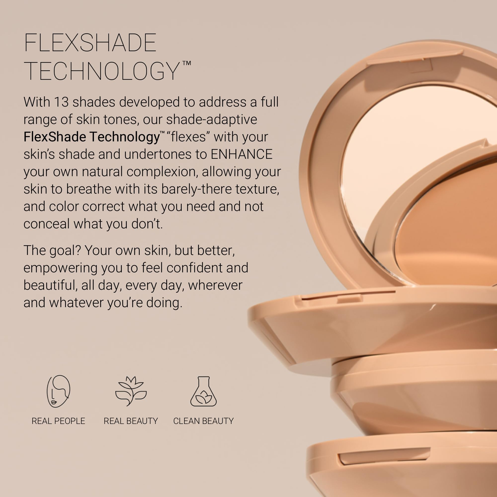 No Makeup Makeup Foundation packaging reflects minimalist, cruelty-free brand ethos.