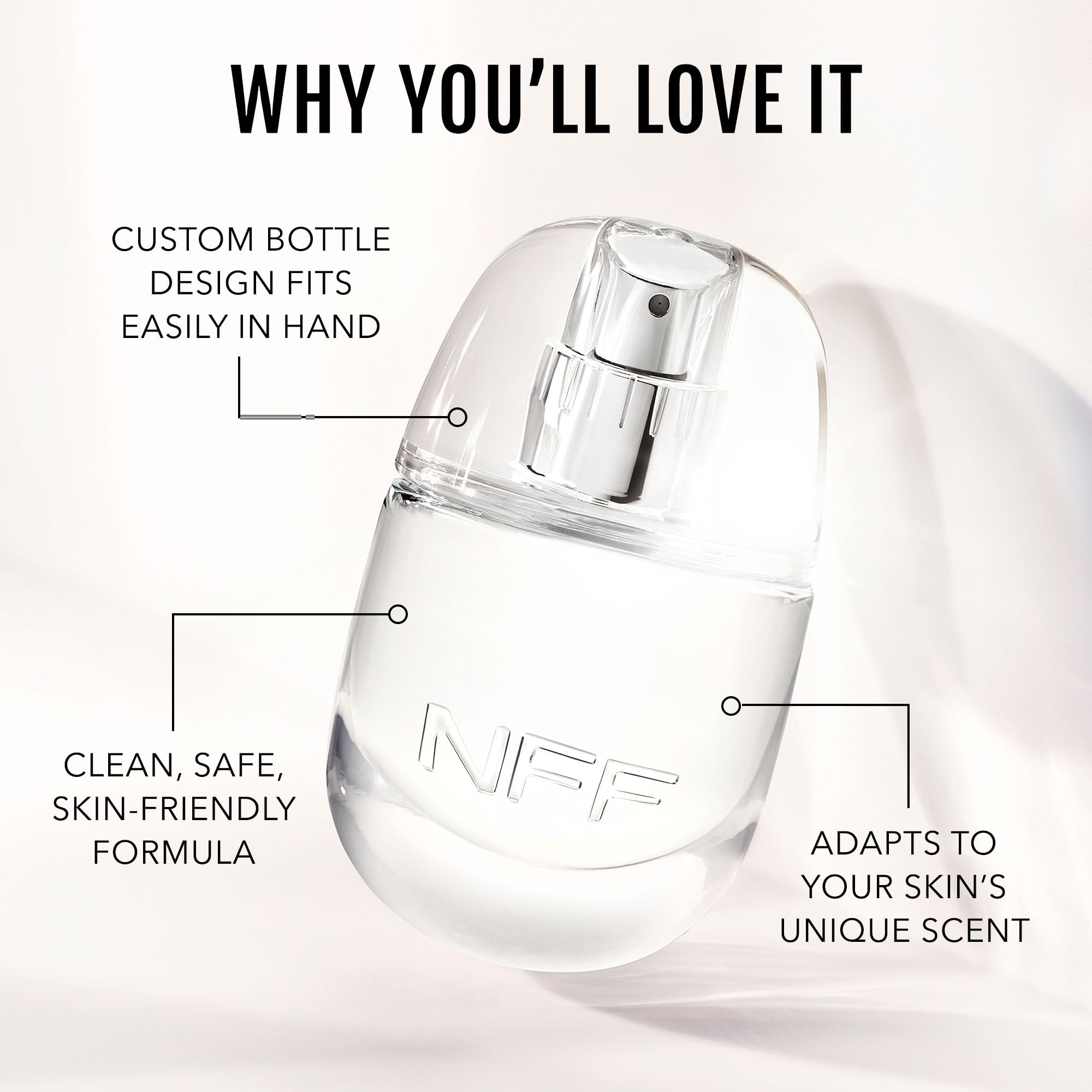 No Makeup Makeup No Fragrance Fragrance application-dab shows gentle skin friendly use