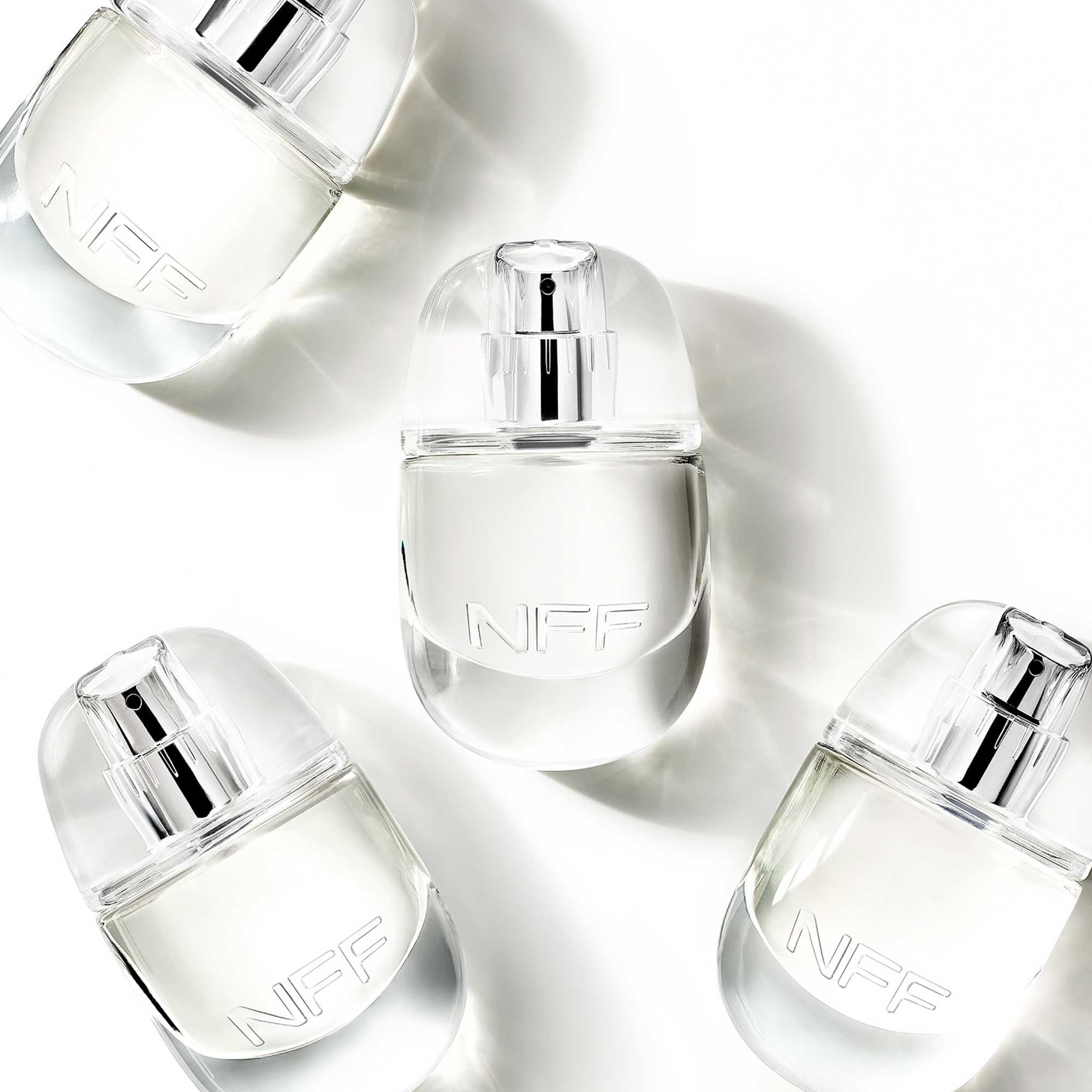 No Makeup Makeup No Fragrance Fragrance bottle-angle suggests compact travel friendly design