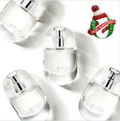 No Makeup Makeup No Fragrance Fragrance closeup-note-graphic features amber jasmine notes
