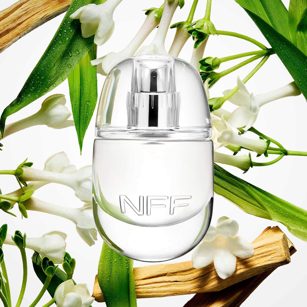 No Makeup Makeup No Fragrance Fragrance texture-swirl reveals evolving notes